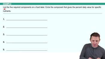 Food Labels Example 1
