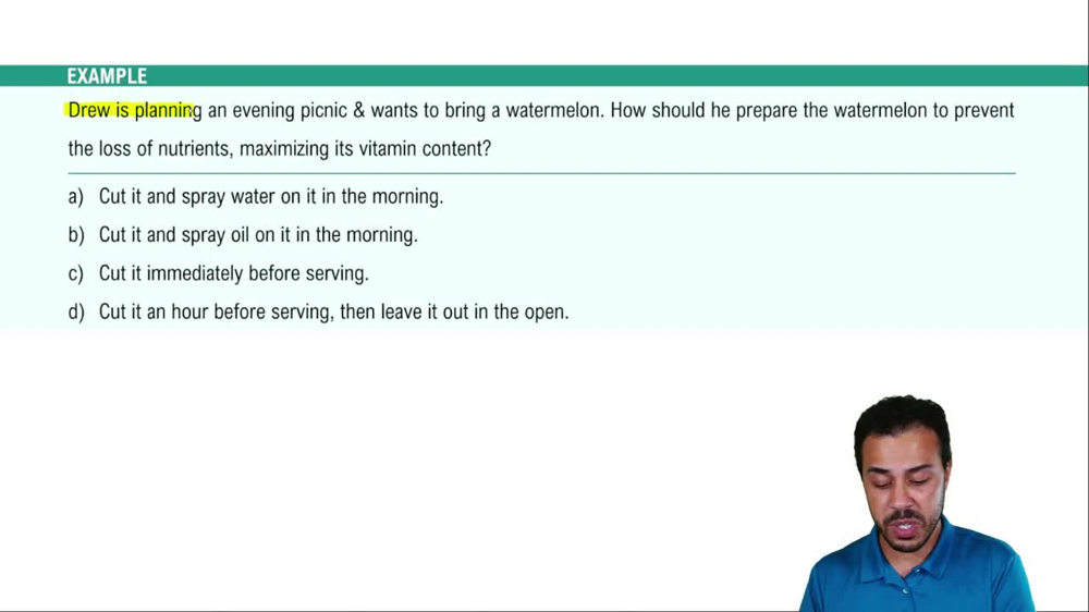 Dietary Guidelines for Vitamins Example 1