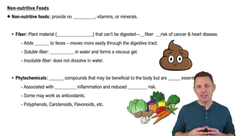 Non-nutritive Foods