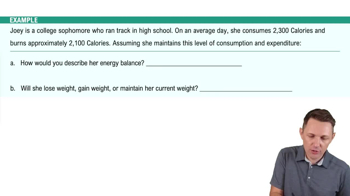 Energy Balance Example 1