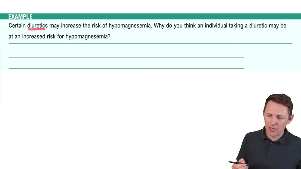 Major Mineral: Chloride, Magnesium, & Sulfur Example 1