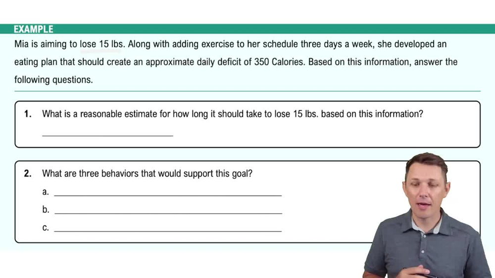 Weight Loss Example 1