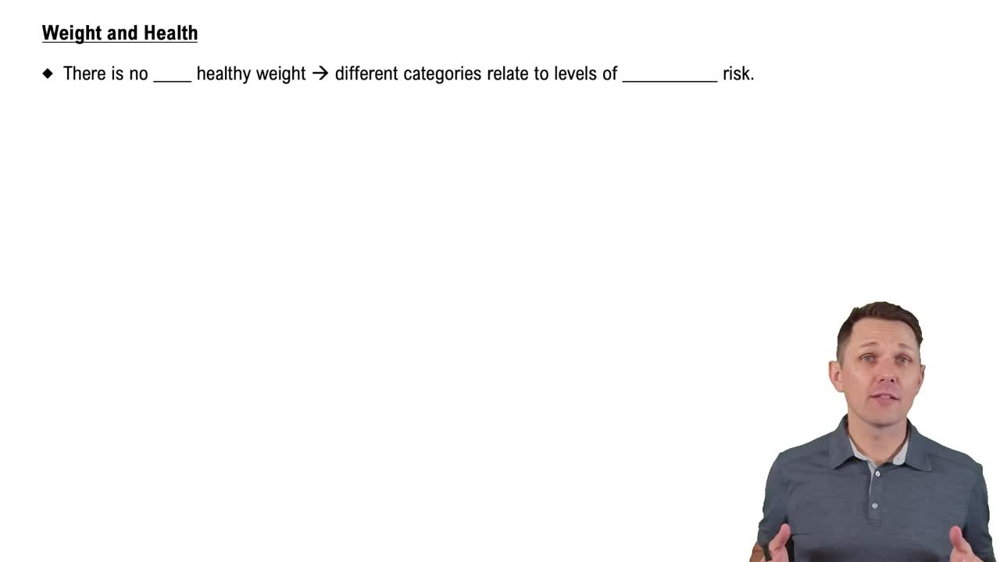 Weight and Health