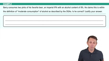 Alcohol Consumption Example 1