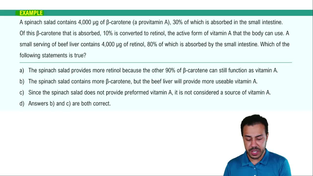 Introduction to Vitamins Example 1
