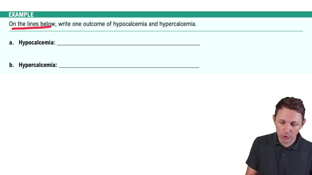 Major Mineral: Calcium and Phosphorus Example 1