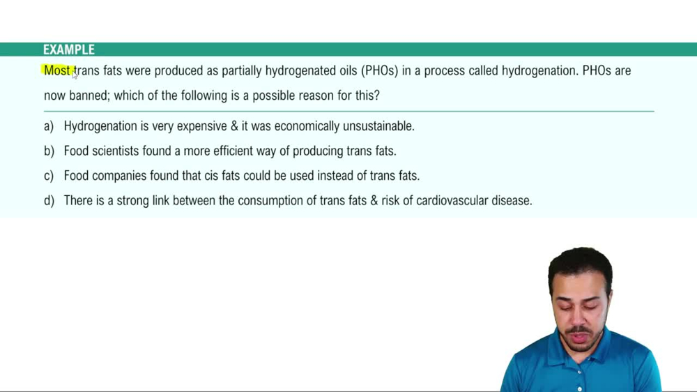 Fatty Acids Example 2