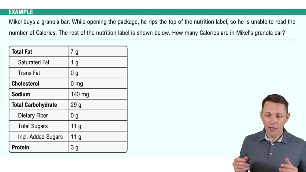 Energy Balance Example 2