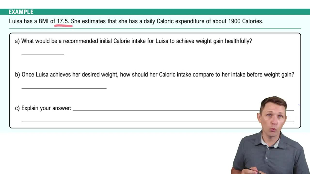 Gaining Weight Example 1