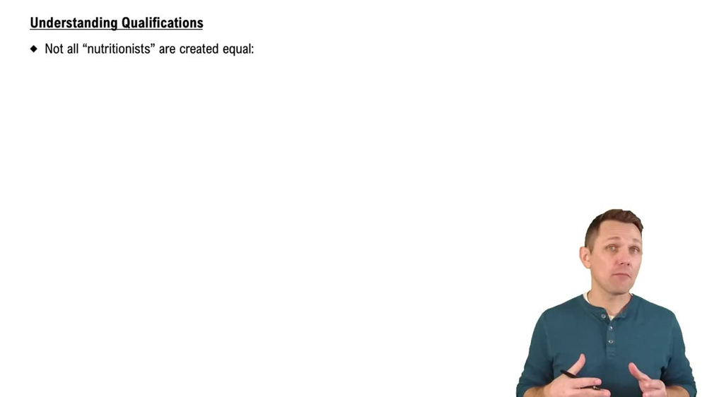 Understanding Qualifications