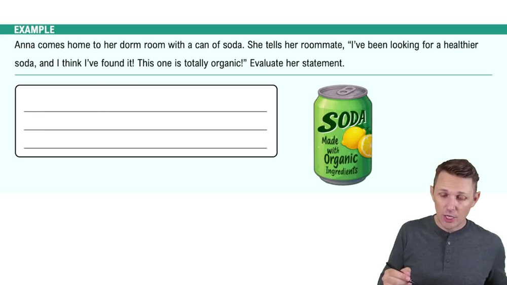 Natural, Organic, & Bioengineered Foods Example 1