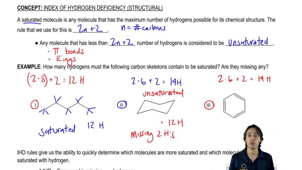 Is the following molecule saturated?