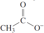 Structural formula of an ethoxide ion showing the carbon atom bonded to a negatively charged oxygen and a methyl group.
