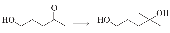 Chemical reaction diagram showing the conversion of an alcohol to a protected alcohol using a protecting group.