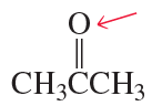 Structural formula of a molecule with an oxygen atom indicated, showing hybridization inquiry for specific atoms.