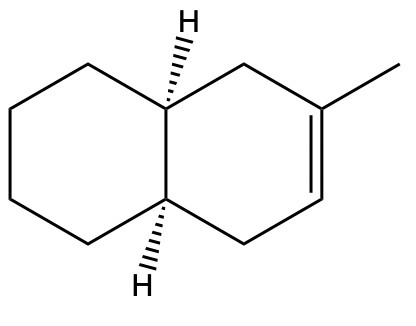 Chemical structure of a compound for halogenation with Br2 in organic chemistry.