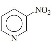 Chemical structure of an amine with a nitrogen atom in a benzene ring and a nitro group attached.