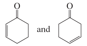 Two chemical structures with oxygen atoms, labeled "and," questioning if they are resonance contributors or different compounds.