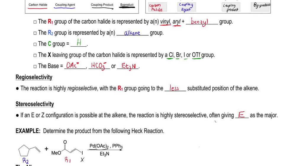 Heck Reaction Example 1