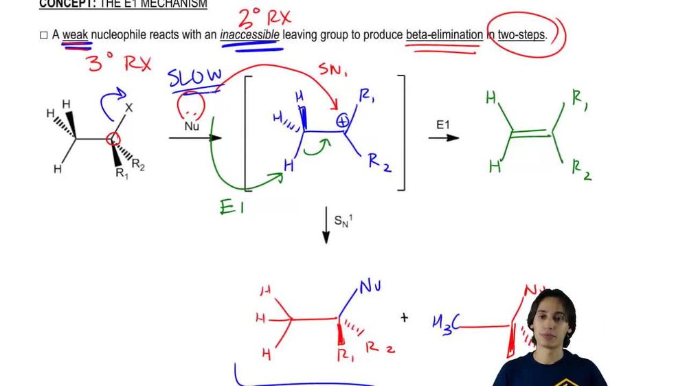 Understanding the properties of E1.