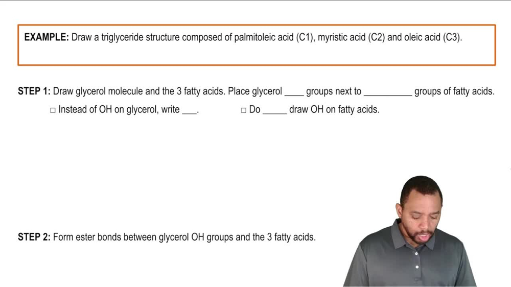 Triacylglycerols Example 1