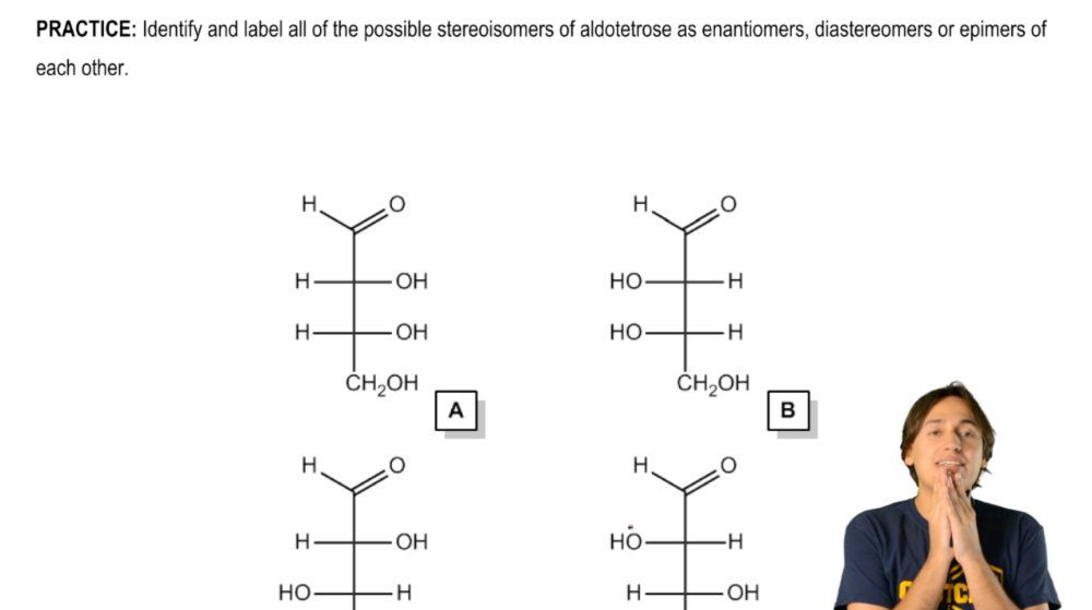 Identifying Types of Stereoisomers