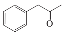 Chemical structure showing enol tautomers with a phenyl group and a carbonyl, indicating stability of one tautomer.