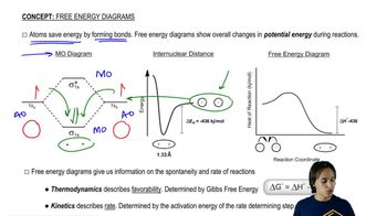 Introduction to free energy diagrams.