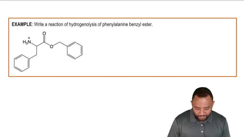 Reactions of Amino Acids: Hydrogenolysis Example 1