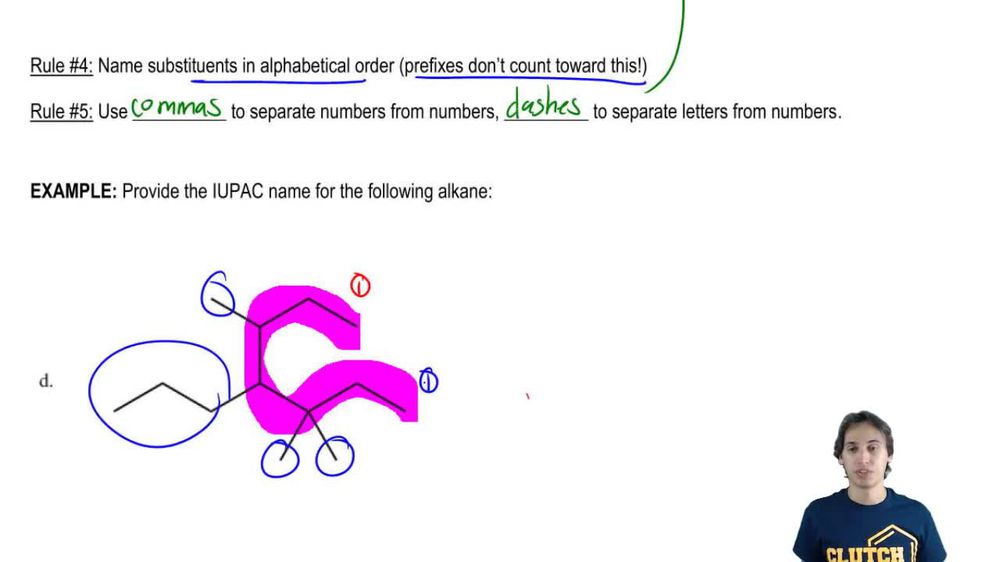 Provide the IUPAC name for the following alkane