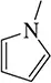Chemical structure of a nitrogen-containing aromatic compound with a hexagonal ring and a nitrogen atom attached.