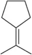 Chemical structure of a cyclopentane ring with a propyl group attached at one carbon.