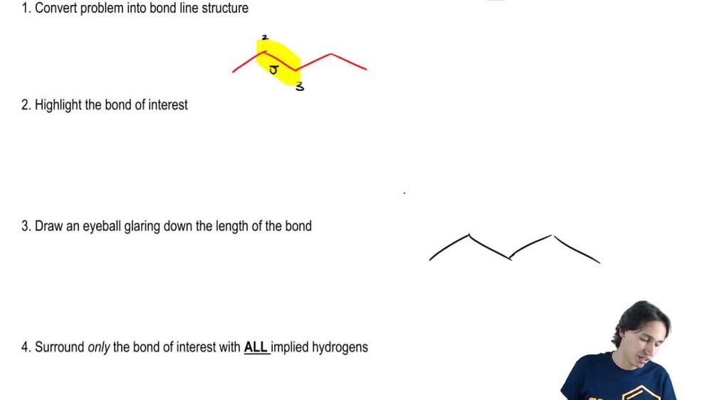 Step 3 to Drawing Newman Projections