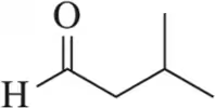 Chemical structure of 2-butanone, showing a ketone group and methyl groups, used to identify equivalent hydrogen sets.