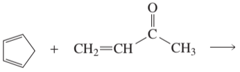 Chemical reaction diagram showing benzene and an alkene reacting to form a product, indicated by an arrow.
