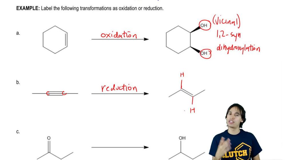 Distinguishing between Oxidation and Reduction