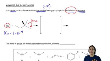 Drawing the SN1 Mechanism