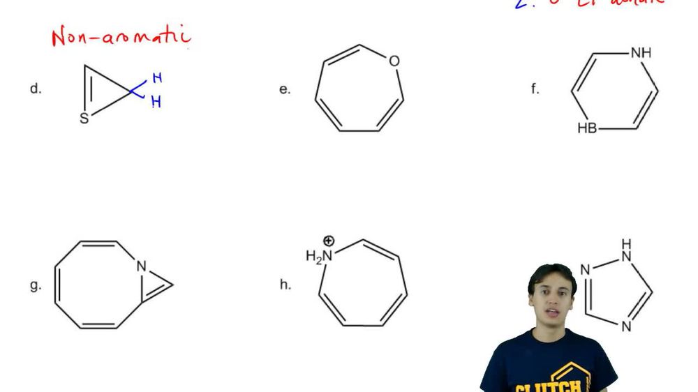 Determine heterocycle aromaticity