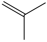 Chemical structure representing a substrate for E2 elimination reactions.