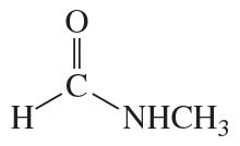 Chemical structure showing resonance contributors for a molecule with carbon, oxygen, hydrogen, and nitrogen atoms.