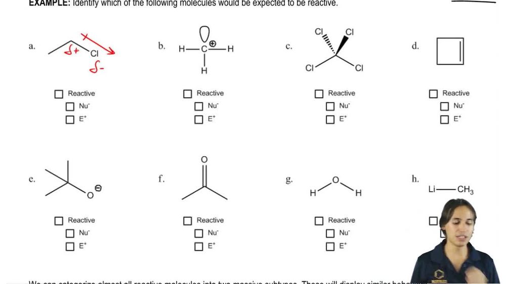 Reactivity of Molecules