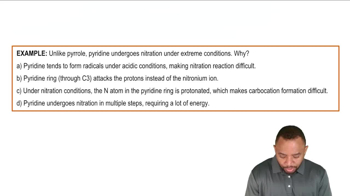 EAS Reactions of Pyridine Example 1