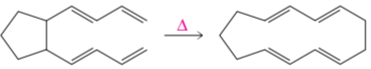 Diagram illustrating electron rearrangement in a sigmatropic reaction, with arrows indicating movement between structures.
