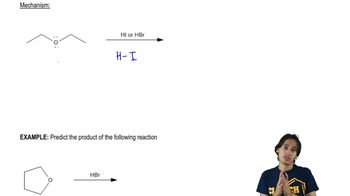 How to predict the products of Ether Cleavage.