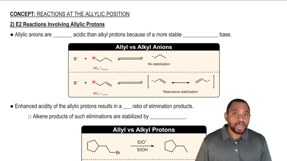Reactions at the Allylic Position Concept 3