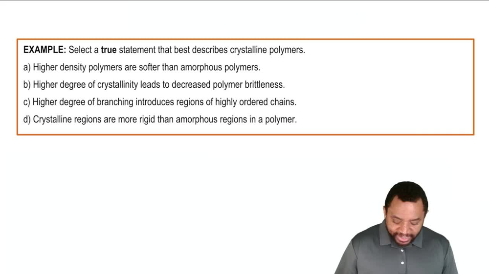 Polymers Structure and Properties Example 1
