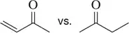 Comparison of two carbonyl structures, highlighting differences relevant to nucleophilic reactivity.
