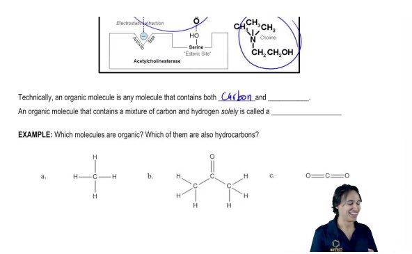 What is an organic molecule?