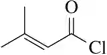 Chemical structure of an acid chloride, featuring a chlorine atom and a carbonyl group.