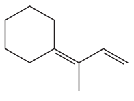 Chemical structure illustrating the reaction of HBr with a conjugated system, showing major products and their classifications.
